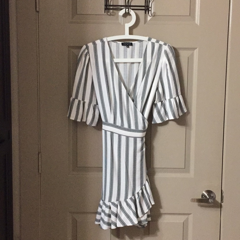 1 State wrap dress